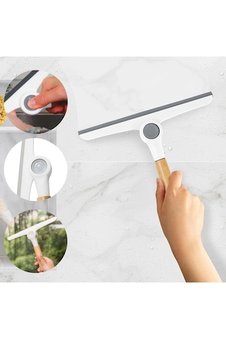 İbico İ21-132 Oynar Başlı Camsil Ahşap Sap & Plastik Uç 16.5cm Sap, 24cm Uç Diğer