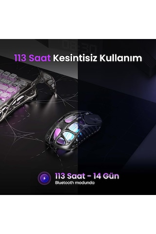 Gravastar V60 Pro Manyetik Kablolu Gaming Klavye, Xpro Kablosuz Optik Mouse Ve Mousepad Oyuncu Seti,