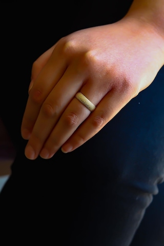 Semiz Altın Lazerli Taşsız Altın Alyans