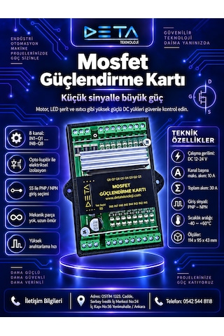 Mosfet Güçlendirme Kartı .