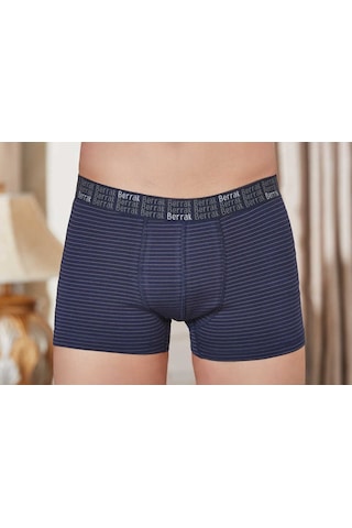 Berrak 4475 Erkek 3'Lü Çizgili Boxer