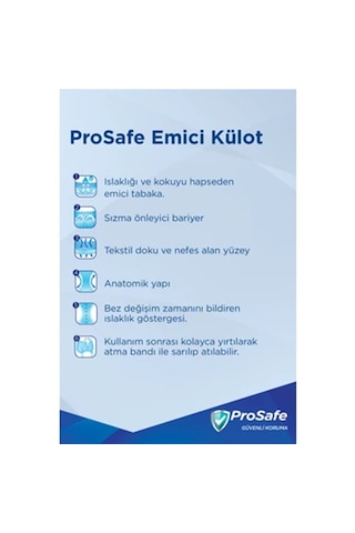 Prosafe Emici Külot Xlarge Ekstra Büyük Boy Hasta Bezi 120 Adet 4x30 Paket XL