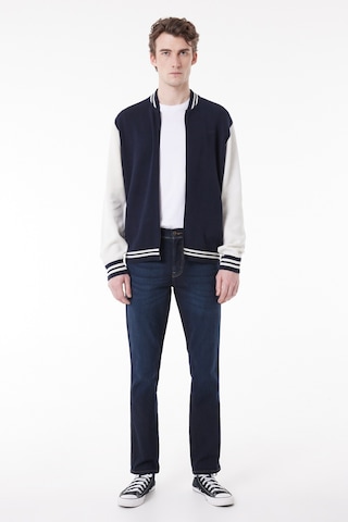 Wrangler Regular Fit Normal Kesim Dik Yaka Lacivert Bomber Ceket W232387410 Lacivert