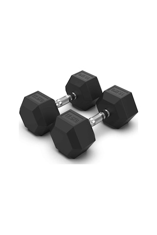 Dragondo Kauçuk Altıgen Dambıl 17,5 Kg