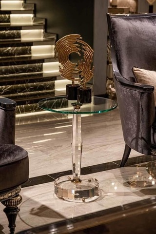 Dulda Akrilik Magnolia Sehpa Şeffaf