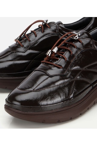 Hotiç Kadın Rugan Deri Siyah Dolgu Topuklu Spor Ayakkabı 01ayh314490a480 01ayh314490a480 Kahverengi