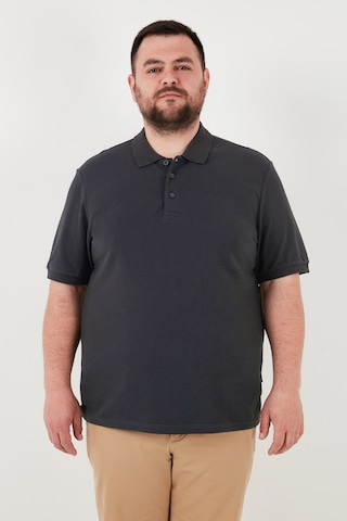 Buratti Pamuklu Regular Fit Büyük Beden Erkek Polo Yaka T Shirt 5902127B Antrasit