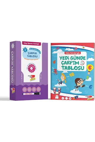 Kolay Öğrenme Yöntemiyle Çarpım Tablosu 2'li Set
