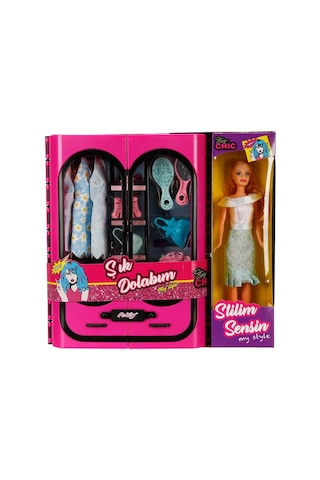 Stilim Sensin Bebek Ve Gardırobu - Koyu Pembe - Kıyafet Setli