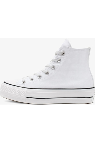 Convers CHUCK TAYLOR ALL STAR PLATFORM CANVAS Kadın Günlük Spor A Beyaz