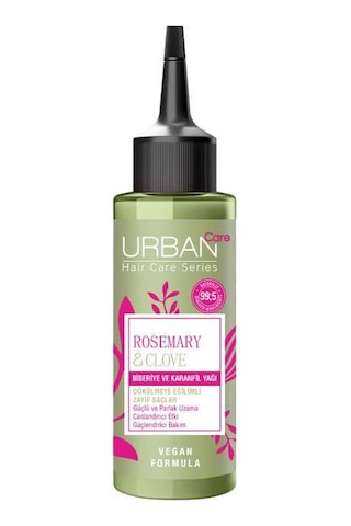Urban Care Rosemary & Clove Biberiye ve Karanfil Saç Bakım Yağı 100 ML