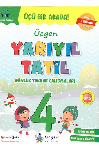 Üçgen 4.sınıf Yarıyılda Okuyarak Tatil Yapıyorum 10 Lu Hikaye Seti
