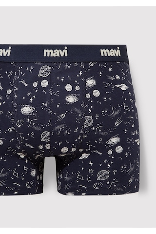 Mavi - Gezegen Baskılı Lacivert Boxer 092456-33648 Lacivert