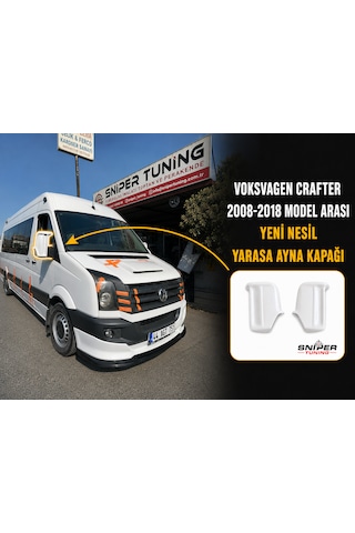 Volkswagen Crafter 2008-2018 Model Arası Yeni Nesil Yarasa Ayna Kapağı