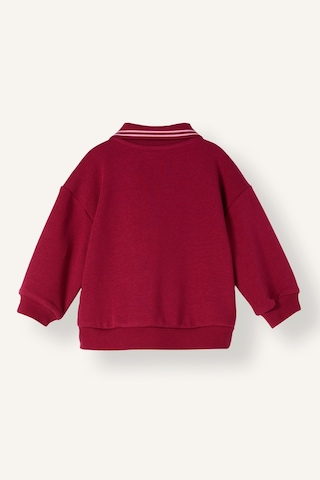 Defacto Polo Yaka Cepli Kalın Sweatshirt Hırka Kız Bebek I0629a526aubr239 Bordo-br239