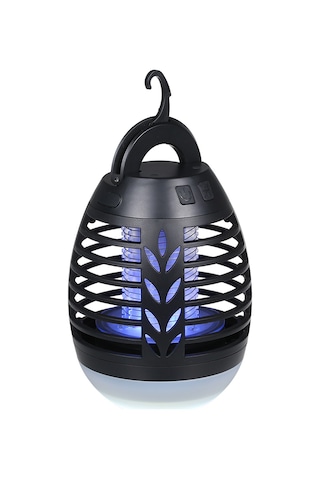 Hangfox Siyah Kamp Işığı Ve Musluk Öldürücü 2-in-1, Ipx6 Su Geçirmez, 365nm Işık, 3 Aydınlatma Modu, 2200mah Pil İle Taşınabilir Dış Mekan Aleti Çok Renkli