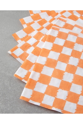 English Home Squarify Orange 20'li Kağıt Peçete 33x33 Cm Sarı