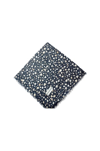 Saçaklı Pamuk Tülbent - 05505 - 95 X 95 / Siyah,krem - 15 Siyah,krem - 15