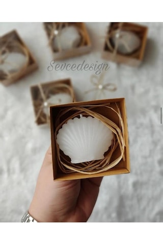 Bernami Vazo Pinterest Kutulu Istiridye Hediyelik Mum, Nikah, Düğün Nişan Söz Mevlut 15 Adet 15'li Kutulu İstiridye Diğer