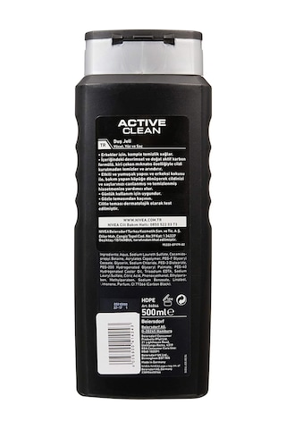 Nivea Men Active Clean Aktif Karbon Duş Jeli 500 ML