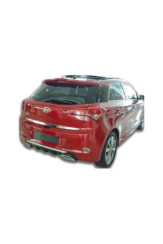 Hyundai i20 Egzoz Görünümlü Difüzör (Plastik)