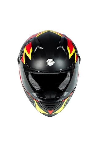Zeus ZS-811A Al31 Matt Red Fluo Yellow Kapalı Kask
