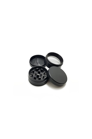 Falconetti py35sy Mini Boy Tütün Baharat Herbal Parçalayıcı 40 MM Siyah