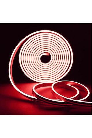 Ct-4455 5 Metre 12v Neon Led Hortum Kırmızı