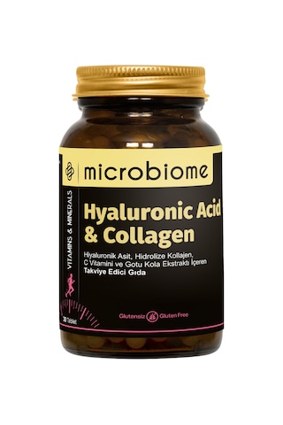 Microbiome Hyaluronic Acid & Collagen 30 Tablet