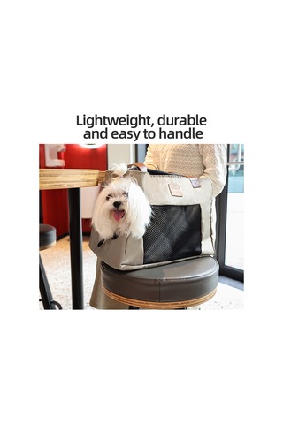 Qingmipy Taşınabilir Kedi Köpek Taşıma Çantası - Nefes Alabilir, Dayanıklı, Büyük Kapasiteli