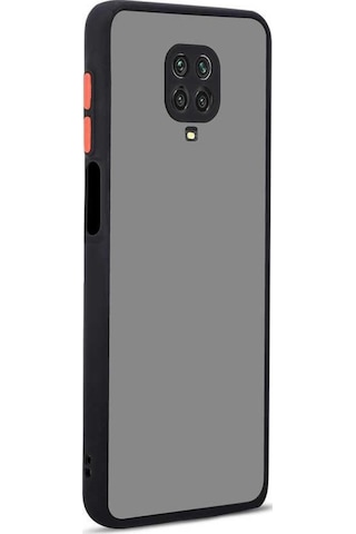 Xiaomi Redmi Note 9S Kılıf Zore Hux Düğme Ve Kapak Zıt Renk Kılıf