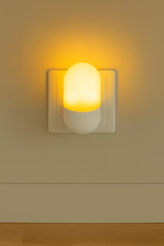 Gece Lambası Iki Renkli Günışığı Ve Beyaz Renk 1 Watt Led Beyaz