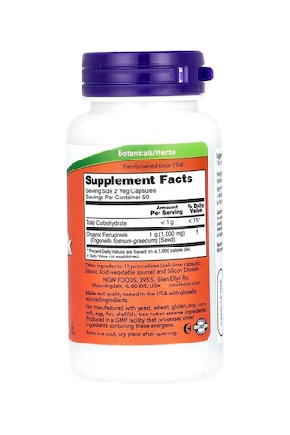 Fenugreek 500 Mg 100 Kapsül