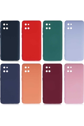 Mobilteam Galaxy Uyumlu A81 Note 10 Lite Kılıf Mara Lansman Kapak - Lila Lila