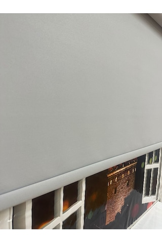 Mat Açık Gri Stor Perde Açık Gri