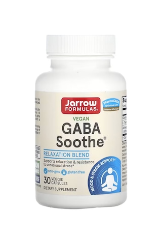 Gaba Soothe - 30 Caps - Focus, Relaxation & Resistance To - With Theanine & Extract