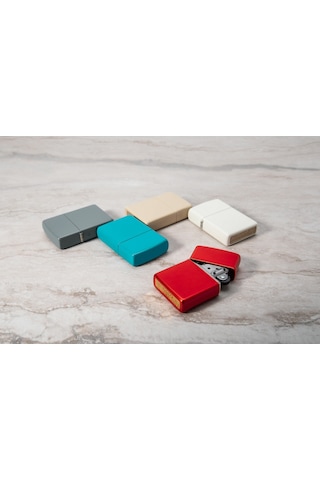 Zippo 49454 Regular Flat Turquoise Çakmak