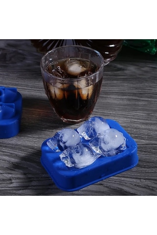 Soulader 3 Boyutlu Kafatası Buz Kalıbı Silikon Küp Tepsı Puding Kek Şekillendirici Bar Parti Eğlence Kokteyl Süs Dekorasyon Malzemesi Diğer