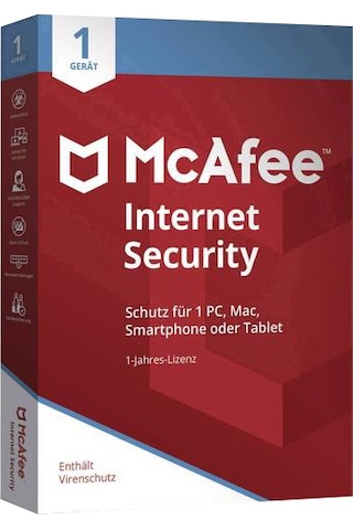 Mcafee Internet Security Sınırsız Cihaz 1 Yıl Güncel Sürüm