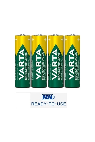 Varta Plug Şarj Cihazı+4x2600mah Aa Şarjlı Kalem Pil+çanta