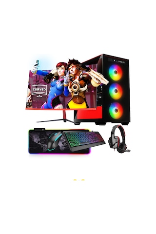 Ramtech Blaze Y100 i7-4790 16 GB 480 GB SSD 4 GB GT740 23.6" Dos Masaüstü Oyuncu Bilgisayarı