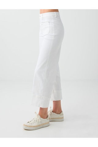 Jimmy Key Kırık Beyaz Cep Detaylı Normal Bel Denim Pantolon 6sw187116106