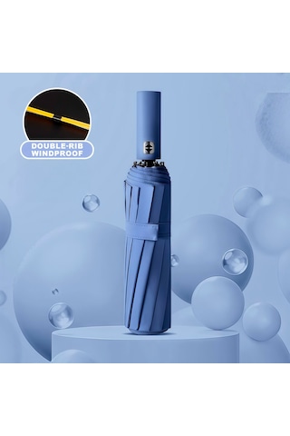 Mi'umbrella 12 Telli Otomatik Şemsiye Mavi