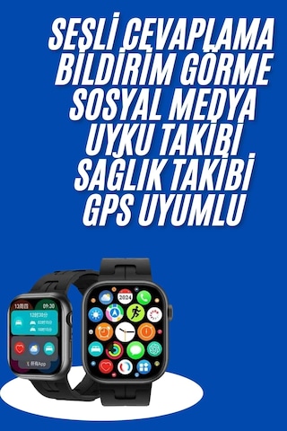 Yeni Nesil Akıllı Saat Amoled Ekran Yüksek Çözünürlüklü 41 Mm Kasa
