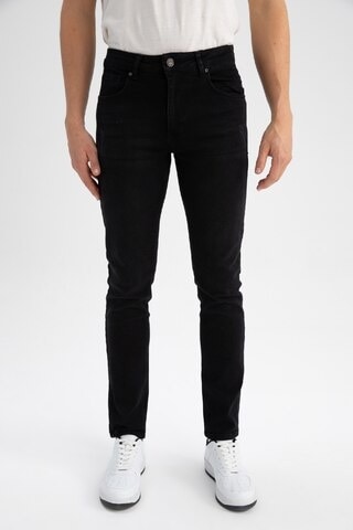 DeFacto Carlo Skinny Fit Ekstra Dar Kalıp Normal Bel Ekstra Dar Paça Jean Pantolon S2285AZ23SPNM40