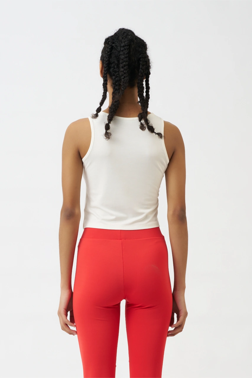 United Colors Of Benetton Kadın Atlet Bnt-w20983 Ekru