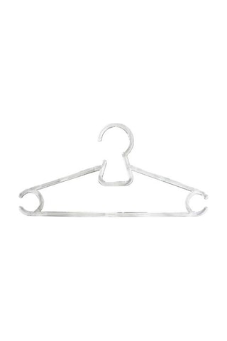 Decobella 6'lı Kristal Elbise Askısı - Şeffaf - 40 Cm Şeffaf