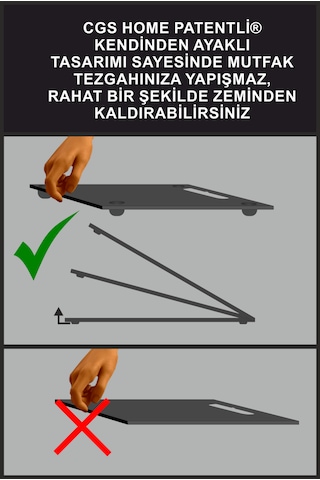 2 Adet Büyük Boy-paslanmaz Çelik Kesme Tahtası- Aayaklı-304 Metal