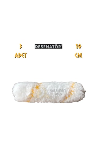 Desenatör Extra Saten Parmak Rulo Yedek - 10 Cm - 3 Adet