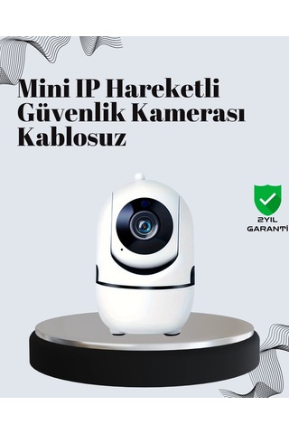 Mey İthalat Akıllı Kontrol Ve Hareket Takipli 1080p Kablosuz Güvenlik Kamerası Gece Görüşlü Ve İki Yönl